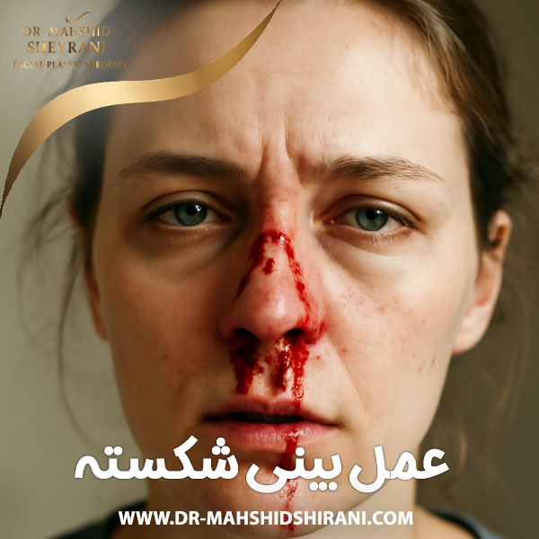 عمل بینی شکسته + دکتر مهشید شیرانی